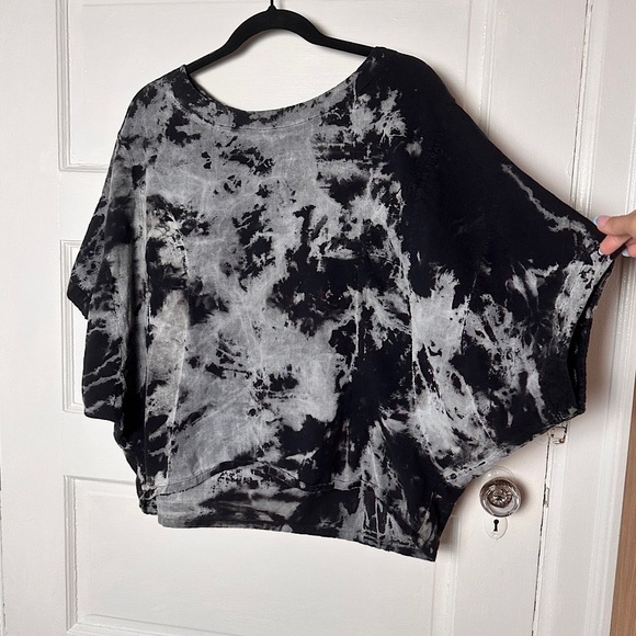 Schmatta Chic 100% Cotton Tie Dye Dolman Sleeve Top Relaxed Flowy Lagenlook SM - Picture 15 of 17
